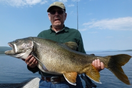 Butch and one of his Trophy Lake Trout