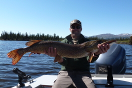 Dan with his first Trophy Pike
