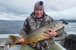Almost a Trophy Lake Trout for Julius
