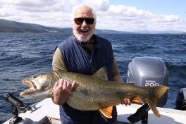 Josef with his Trophy Lake Trout