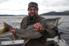 Marino with his Trophy Lake Trout