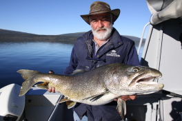 Otmar with his Trophy Lake Trout