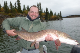 Martin with his Trophy Pike