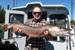 Butch with his huge Pike