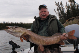 Leon with his Pike Trophy