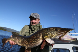 Martin with his biggest Pike