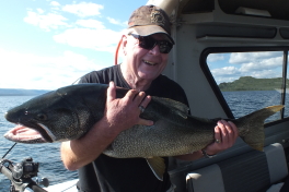 Rick with his Trophy Lake Trout