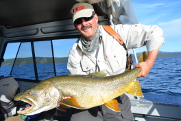 Joerg with his Trophy Laker