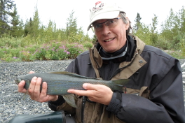 Dominique and one of his GraylingTrophies