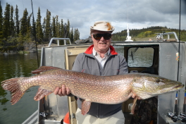 Peter with his huge Pike