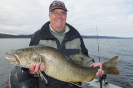 Hans and his Lake Trout Trophy