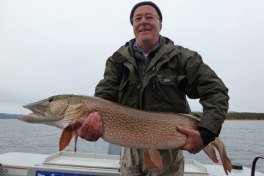 Stefan with his huge Pike