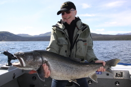 One of many big Lake Trout this season