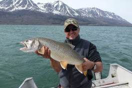 The first large Lake Trout