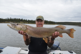 Bob and an awesome trpohy Pike