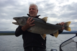 Fred with his Trophy Lake Trout