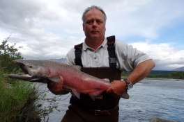 Udo and one of our first King Salmon