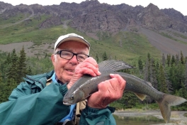 Bin with his awesome Grayling