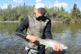 Dominique and his Rainbow Trout