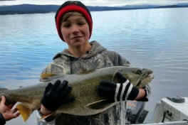 Jack and his huge Lake Trout