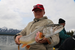 Kristian with his Lake Trout